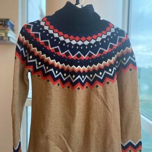 Land's End vintage style turtleneck sweater